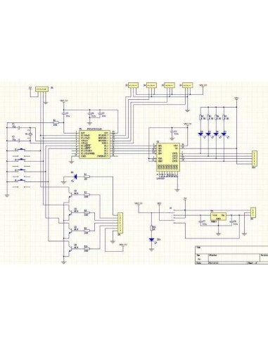 Stepper motor tester 2-Phase 4-Wire 4-Phase 5Wire  stc 12c2052AD