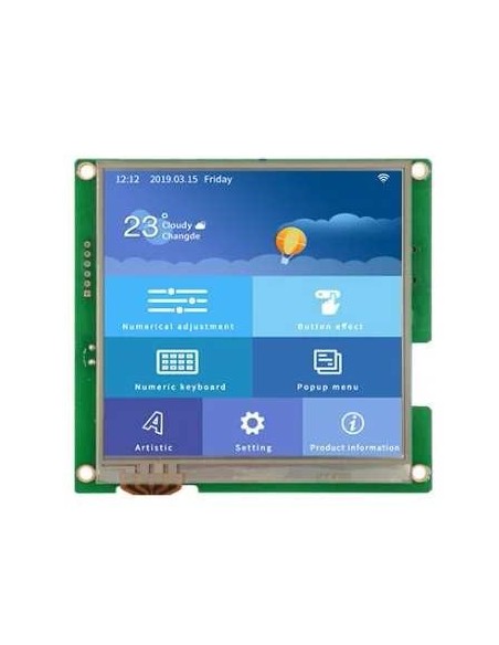 Smart Touch Screen - 4.0 inch HMI LCD Dwin dmg48480c040