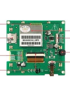 Smart Touch Screen - 4.0 inch HMI LCD Dwin dmg48480c040 2