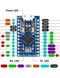 ARDUINO pro micro MEGA 32U4 2