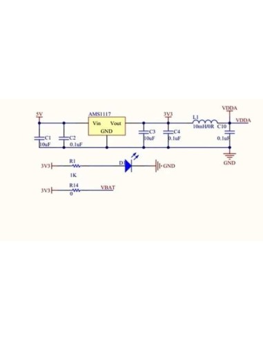 12bit interface usb 10 canais 12 bit  STM32F103C8T6 ADC-10-F103C 115Kbps