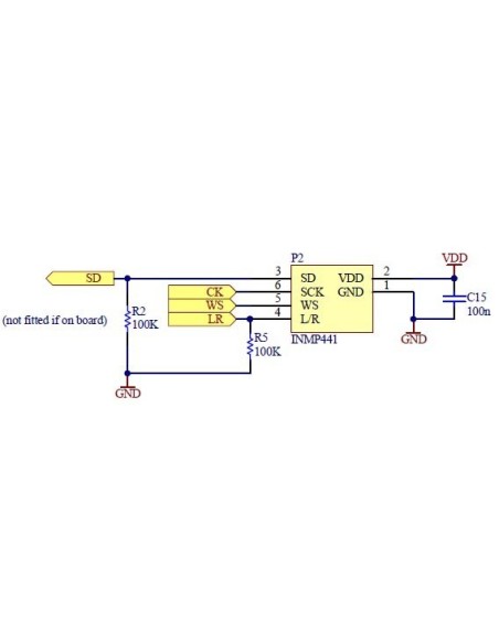 INMP441 MEMS microfone Omnidirecional i2S