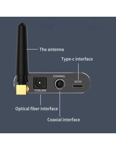 Bt 5.2 receptor Bluetooth sem fio APTX-H 2