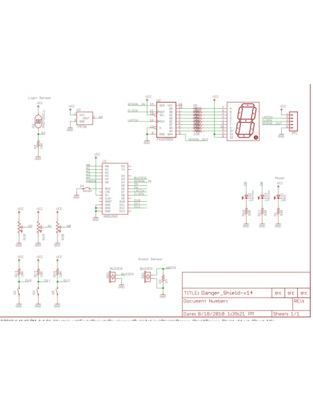 SPARKFUN DANGER SHIELD