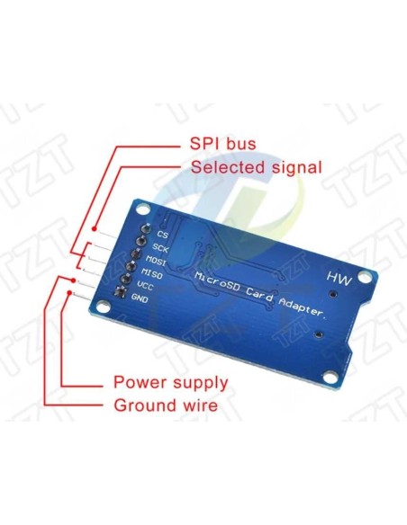 Micro Sd Card Reader module SPI 5V ou 3.3V