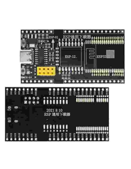 Test Programmer Socket, Downloader para ESP32 ESP01S ESP12 ESP32 Adapter, CH340