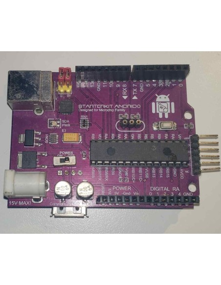 DSPPIC PIC24FP64 board wide.hk