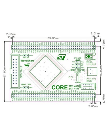 STM32F407IGT6 Core407I Waveshare