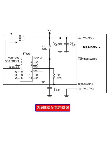 MSP-FET430UIF USB debugging interface  JTAG
