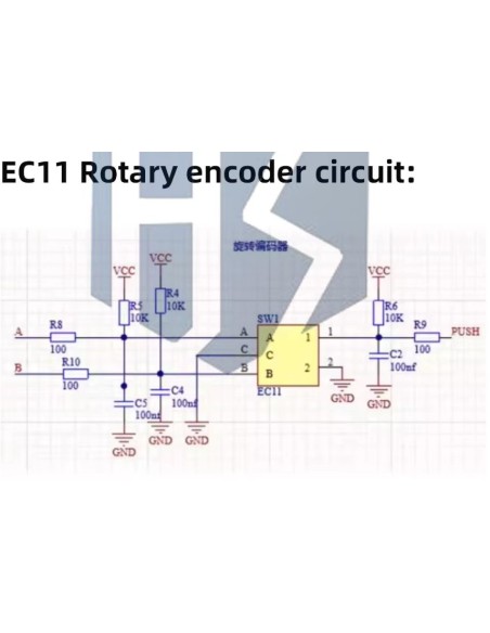 Modulo Display 2.4" TFT ST7789 com Encoder e chave