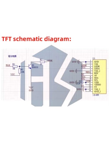 Modulo Display 2.4" TFT ST7789 com Encoder e chave