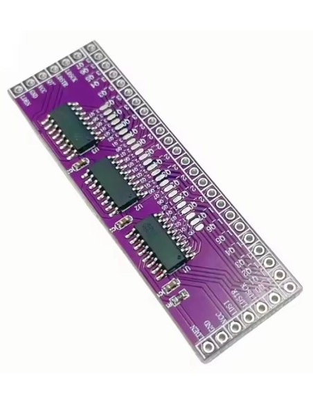 74HC595 X 3 Serial to Parallel Pin I/O Expansion Module