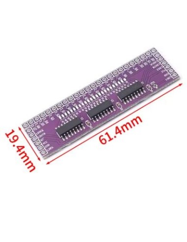 74HC595 X 3 Serial to Parallel Pin I/O Expansion Module
