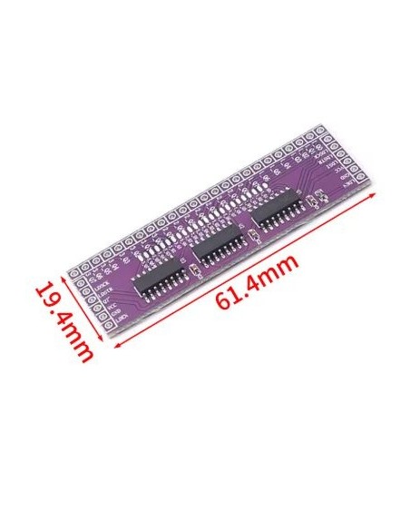 74HC595 X 3 Serial to Parallel Pin I/O Expansion Module