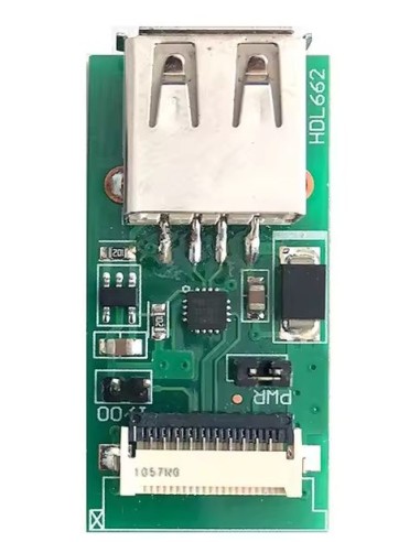DWIN hdl662b single-channel usb para 10pin_1.0 fcc interface de depuração de tela