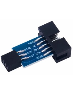 Placa adaptadora de 10 pinos para 6 pinos para programadores AVRISP/USBASP/STK500 – Interface ISP